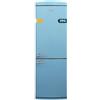 Cecotec Frigorifero Combi 2 Porte Retro 294 L Bolero CoolMarket Combi Origin 294 Blue E. Altezza 190 cm e 60 di larghezza, Total No Frost, Multi Cooling, Ultra Fresh, Convertible Box, Blu