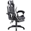 Brigros Sedia da Gaming Racing Ergonomica Reclinabile con Braccioli Poltrona Ufficio