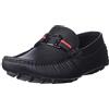 GUESS Askers, Mocassino Uomo, Nero, 43 EU