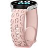 FYISWHO Cinturino Silicone per Samsung Galaxy Watch 6 Classic/Watch 7/Watch 4/Watch FE, 20mm Sport Bracciali Leopard Cinturini di Ricambio per Galaxy Watch 5 Pro/Active 2/Watch 3