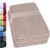 NatureMark Confezione da 2 asciugamani da bagno, da 70 x 140 cm, teli doccia, di colore Sabbia/beige