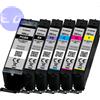 CANON COMPATIBILE CANON CARTUCCIA PGI-580XXL+CLI-581XXL MULTIPACK COMPATIBILE con chip - 2078C005