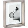 MASCAGNI CASA Cornice Portafoto 21x26cm Foto 10x15cm Legno Tortora