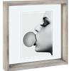 MASCAGNI CASA Cornice Portafoto 30x30cm Foto 13x18cm Legno Tortora