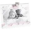 MASCAGNI CASA Cornice Bimba Rosa Formato 13x18cm in Legno MDF 22x18cm
