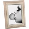 MASCAGNI CASA Cornice Portafoto Formato 15x20cm in Legno MDF Bicolore Bianco