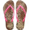 Havaianas Slim Animals, Infradito Bambina, Multicolore (Sabbia Grigio/Rosa), 27/28 EU