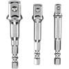 Einhell Accessories Einhell - Set di adattatori originali 3 pezzi, 65/72 mm, 1/4 / 3/8 / 1/2 (cromo vanadio, alta resistenza all'usura, attacco E 6.3)