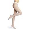 FALKE Dot 15 Den W Ti Trasparenti Velati Fantasia, Collant Donna, Bianco White 2209, S-M