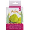 Decora 0803024 Kit 4 Tagliapasta Foglie Di Rosa, In Plastica, Il Kit Ideale per Creare Decorazioni in Pasta di Zucchero o di Gomma, Made in Italy, Design originale. Confezione da 4 pezzi.