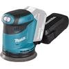 Makita DBO180Z DBO180Z-Lijadora rotorbital 18V Litio 125mm, Nero, S