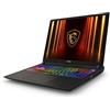 MSI Vector 16 HX AI A2XWGG-007IT, Notebook Gaming 16" QHD+ 240Hz, Intel Core Ultra 9 275HX, Nvidia RTX 5070 8GB GDDR7, 1TB SSD PCIe4, 32GB RAM DDR5 6400MHz, Win 11Home [Layout e Garanzia ITA]