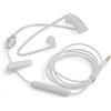 SYSTEM-S Sistema di S einohr Anti radiazione anti Radiation auricolare cuffie con silenziatore tubo Smartphone Cellulare Tablet PC Bianco