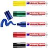 Edding - 4-800999 - Pennarello Indelebile 800, Ricaricabile, 4-12 mm, 5 Pezzi, Multicolore