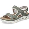Rieker Sandali da trekking da donna 64066, sandali da donna, Verde Kombi 52, 36 EU