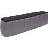 A ABSOPRO Materasso Gonfiabile per Auto, Letto da Viaggio Posteriore | Colore: Nero E Grigio, Materiale: PVC E Flocking, Dimensioni: 130X28X42Cm, Facile Da Gonfiare, Traspirante E Resistente