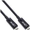 InLine Cavo USB 3.2 Gen.2 AOC - USB-C maschio-maschio - nero - 3m