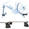 PROPOSTEONLINE Set Portabici + Barre portatutto realizzato per BMW SERIE 3 COUPE Attacco alla Forcella universale Barre 110 CM c/Kit Attacchi montaggio facile