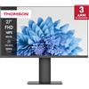 Thomson Monitor PC 27 Pollici Full HD Display IPS 100 Hz Luminosità 300 cd/m² Risposta 14 ms HDMI USB-C colore Nero - M27FB5C14