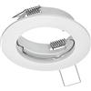 ledscom.de Cornice da incasso a soffitto FERE, rotonda, bianco opaco