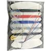 SUPVOX 100 confezioni di semplice set da cucito da viaggio con aghi per cucito, pulsante e spilla per il più necessario per le attività di hotel