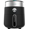 Cecotec Friggitrice senza olio 2,5 L ad aria calda Cecofry Essential Rapid Dark. 1200 W, Dietetica, Controllo manuale, Tecnologia PerfectCook, Tempo e Temperatura Regolabile, Base Antiscivolo