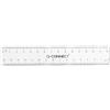 Q-Connect Righello Q-Connect trasparente 15 cm KF00583