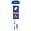 Staedtler Astuccio 12 mine sottili B Staedtler Mars Micro Carbon 250 0,9 mm - 250 09-B