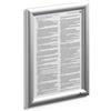 Durable Cornice a scatto Durable in alluminio - argento metallizzato A4 - 4796-23