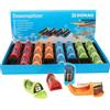 Donau Espositore 24 temperamatite a 1 foro con serbatoio Donau in colori assortiti - 330271924