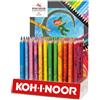 Koh-i-noor Espositore 72 matitoni Koh-I-Noor Magic triangolari con mina multicolore - colori assortiti - H3408-72ESP