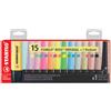 Stabilo Desk set evidenziatori Stabilo Boss® Original 2-5 mm - 15 colori assortiti F60915