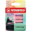 Stabilo Evidenziatori Stabilo Boss® Mini Pastel - conf. 3 colori assortiti 07/3-2-03