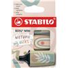 Stabilo Evidenziatori Stabilo Boss® Mini NatureVibes - conf. 3 colori assortiti 07/03-72