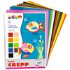 DECO Fogli di gomma Deco Crepp 20x30 cm - conf. 10 fogli in colori assortiti 04754
