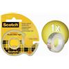 Scotch® Nastro biadesivo Scotch® 136D SOEU trasparente con dispenser a chiocciola 12,7 mm x 6,3 m - 136D-MDOEU
