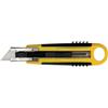 Q-Connect Cutter con lama 6 cm a scatto Q-Connect in blister - giallo/nero - KF15432