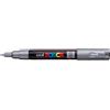 Uni Posca Marcatore a tempera POSCA Uni-Ball punta tonda 0,7 mm argento M PC1M ARG