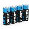 ABSINA 4x LR1 batteria N Lady per Apriporta da Garage, Calcolatrici e molto altro - Batteria LR1 Lady 1,5V Alcalina a tenuta stagna & con lunga durata - Pile LR1, batterie 1.5V, pile stilo