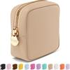 Embla Borsa per cosmetici - Borsa da viaggio per trucchi, beauty case carino organizer per trucchi, sacchetti in nylon con cerniera, portamonete rosa nero, borsa portaoggetti per cosmetici, borse per