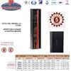 TECHNOMAX CASSAFORTE ARMADIETTO SICUREZZA PORTAFUCILI TECHNOMAX SERIE TCH/4 per 5 POSTI con Tesoretto
