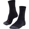 FALKE TE2 M So cotone filo funzionale antivesciche 1 paio, Calzini da tennis Uomo, Nero Black 3000, 44-45