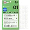 caraseoul Patch Brufoli, Pimple Patch Anti Acne in Idrocolloide, Bakuchiol e Aloe Vera, Cerotti Invisibili per Imperfezioni, Skincare Coreana, Dermatologicamente Testati, 2 Taglie (10/12mm) [44 Pezzi]