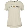 DOLOMITE TEE W'S PELMO DRI 2 SS WILLOW WHITE T-Shirt Trekking Donna
