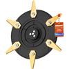 FourShow [ATTREZZATURA] Piatto per coltelli + 6 lame compatibili con Bosch Indego XS300 S350 S400 S500 M700 S+350 S+400 S+500 M+700 tagliaerba robot