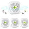LEMENG Ultrasuoni per Topi,Repellente Anti Zanzare Ultrasuoni Interno Dispositivo Anti Topi, Insetti, Zanzare, Scarafaggi, Ratti, Formiche, Ragni 4 Pack