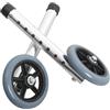 EXQUIMEUBLE 2pezzi Ruote Per Deambulatori Regolabili Alluminio Da Accessori Resistente Per Mobilità Facile Su Superfici Diverse