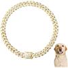 Meindin Collare per Cani con Strass, in Lega di Zinco, Collana con Strass per Animali Domestici, Gioielli per Matrimoni, Piccoli Gatti e Cani, per Feste e Matrimoni Meindin