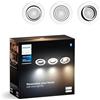 Philips Hue Milliskin White Ambiance, Faretto ad incasso Smart LED, (400 lm / 70 mm), Rotondo, Compatibile con Amazon Alexa (Echo, Echo Dot), Bianco, Nuova Generazione, Confezione da 3