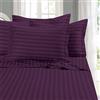 Elegant Comfort Set di lenzuola più morbide e accoglienti, in microfibra egiziana a 1500 fili, lussuoso, resistente alle pieghe, set di lenzuola damascate a righe, 4 pezzi, per letto matrimoniale XL,